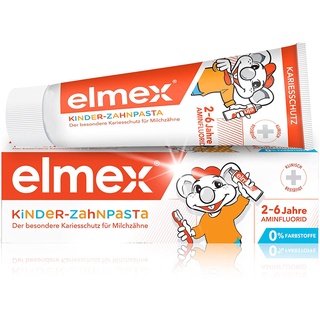 elmex ยาสีฟันสำหรับหนูน้อยอายุ2-6ปี และรุ่นจูเนียร์6-12ปี *นำเข้าจากเยอรมนี*