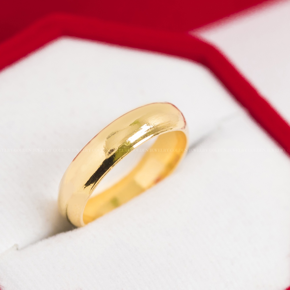 ราคาและรีวิวGDJ แหวนเกลี้ยง (Classic) 2 สลึง แหวนปอกมีด / แหวนทอง ทองโคลนนิ่ง ทองไมครอน ทองหุ้ม ทองเหลืองชุบทอง ทองชุบ แหวนแฟชั่น