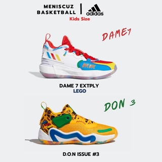 ภาพหน้าปกสินค้ารองเท้าบาส Adidas DAME 7 EXTPLY  และ D.O.N ISSUE #3 LEGO Kids Size แท้100% ซึ่งคุณอาจชอบราคาและรีวิวของสินค้านี้