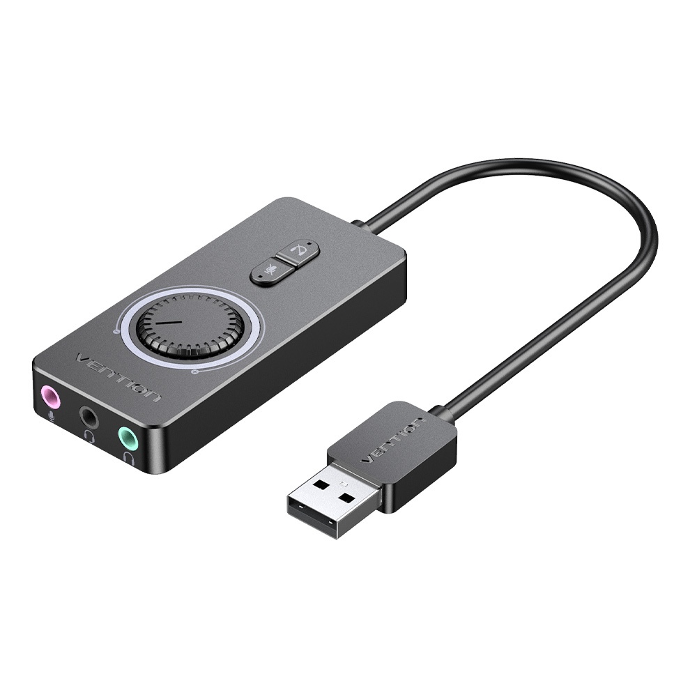 ภาพสินค้าVention อะแดปเตอร์เสียงสเตอริโอภายนอก USB To 3.5 มม. พร้อมปุ่มควบคุมระดับเสียง สําหรับลําโพง แล็ปท็อป เพิ่มประสิทธิภาพเสียง เดสก์ท็อป PS4 ชุดหูฟัง ลำโพง ไมโครโฟน สายสัญญาณเสียง จากร้าน ventionofficial.th บน Shopee ภาพที่ 9