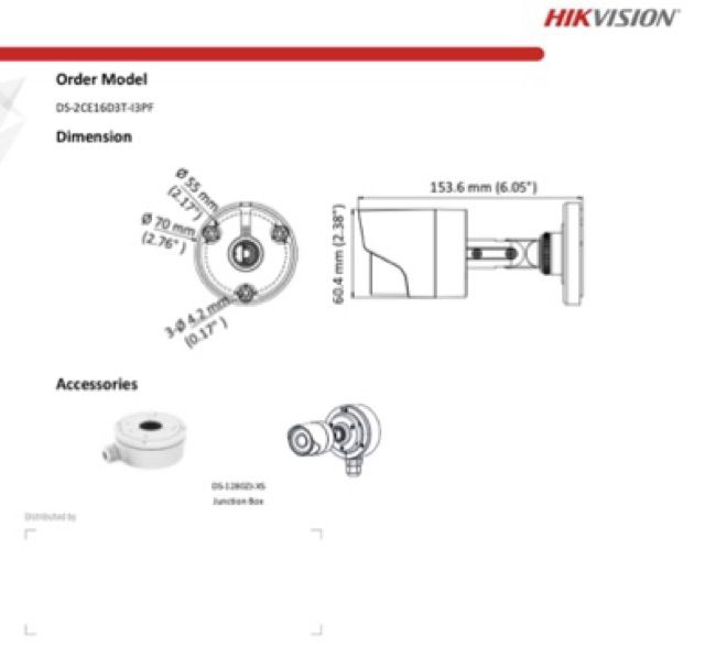 กล้องhikvision-starlight-2mp-ds-2ce16d3t-it3f