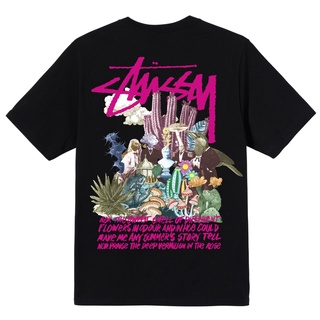 เสื้อยืดพิมพ์ลายแฟชั่น เสื้อยืด STUSSY PSYCHEDELIC