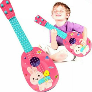 ภาพหน้าปกสินค้า🎵🎸 ของเล่นเด็ก อูกูเลเล่ กีต้าร์ ฝึกเล่นดนตรี ลายการ์ตูน กีต้า ukulele guitar toy play instruments ซึ่งคุณอาจชอบสินค้านี้