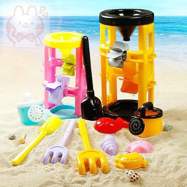 ผีเสื้อสกุชชี่ของเล่นคลายเครียด-ชุดของเล่นชายหาดสำหรับเด็ก-รถยนต์-นาฬิกาทราย-พลั่วและถัง-เด็กเล่นทราย-สระทราย-เมล็ดขี้