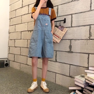 ภาพหน้าปกสินค้าMany Jeans Shorts Overalls เอี๊ยมกางเกงยีนส์ขาสั้นพร้อมส่ง ที่เกี่ยวข้อง