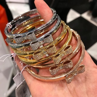 Kate spade bow crystals bangles