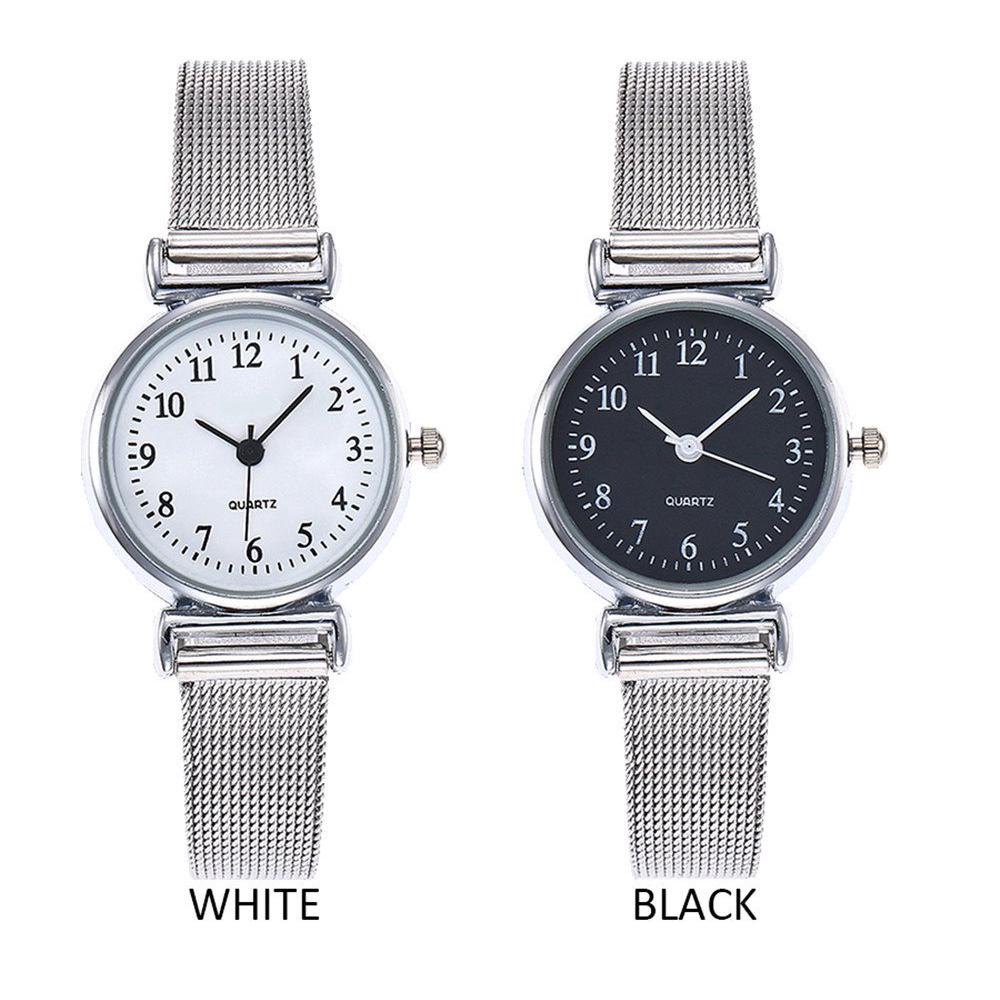 ภาพหน้าปกสินค้านาฬิกาข้อมือควอตซ์แฟชั่น สายสเตนเลส สีเงิน สําหรับสตรี ที่เกี่ยวข้อง