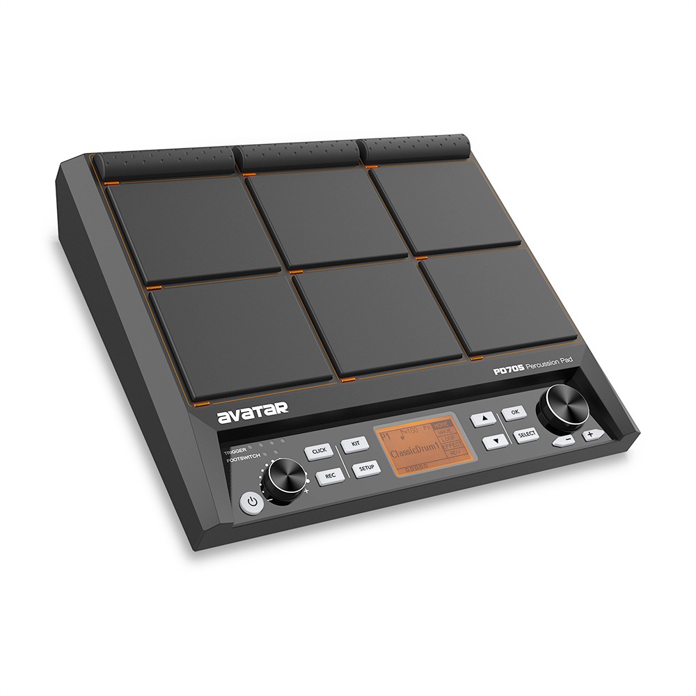 ประกันศูนย์ไทย-กลองไฟฟ้า-percussion-pad-avatar-รุ่น-pd705-เชื่อมโปรแกรมด้วย-usb-เนื้อเสียงสมจริง-กลองแพด