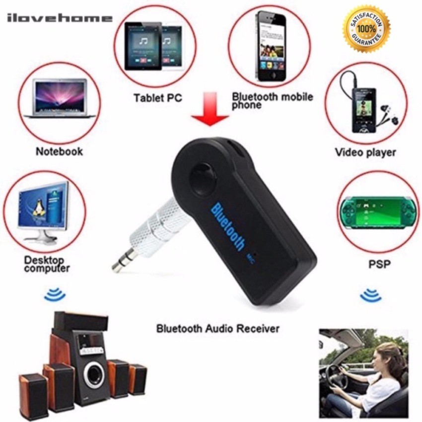 ภาพสินค้าCar Bluetooth บลูทูธในรถยนต์ Music Receiver Hands-free รุ่น BT310 จากร้าน cncomputer บน Shopee ภาพที่ 4