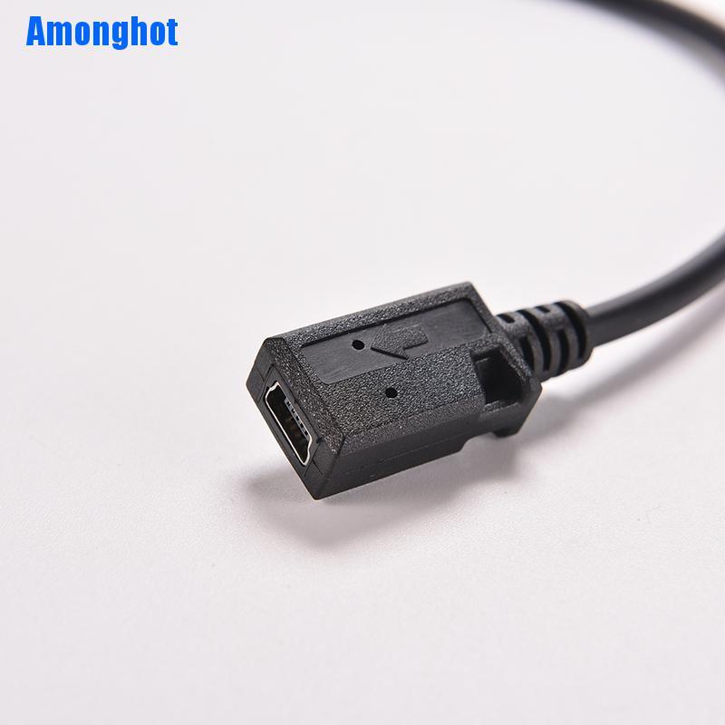 amonghot-อะแดปเตอร์เชื่อมต่อข้อมูล-mini-usb-b-5-pin-male-plug-to-female