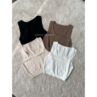 CECE.SHOPPP | Knit Crop Tank Top #CECE260