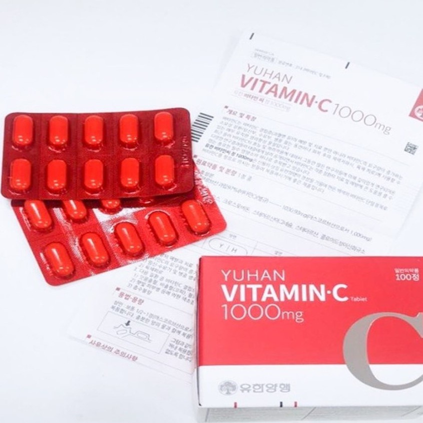yuhan-vitamin-c-1000mg-ยูฮาน-วิตามินซี-100-เม็ด-1-กล่อง-yuhan-vitamin-cd-ยูฮาน-วิตามิน-cd-120-เม็ด-1-กล่อง