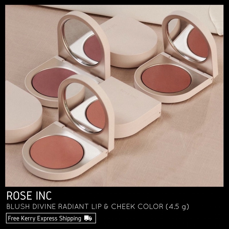 ภาพหน้าปกสินค้าROSE INC Blush Divine Radiant Lip & Cheek Color พร้อมส่ง & เเท้ 100%