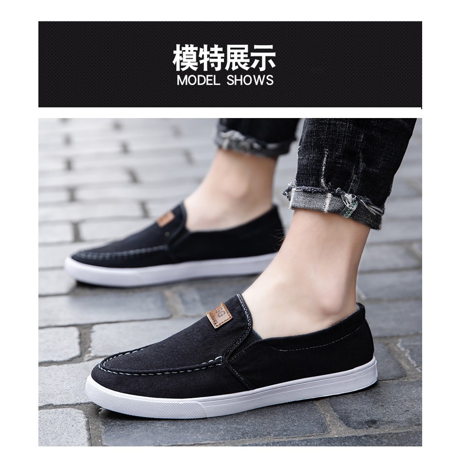 ภาพสินค้าสินค้าพร้อมส่ง รองเท้าโลฟเฟอร์ผู้ชาย HK001 จากร้าน hongkou บน Shopee ภาพที่ 6