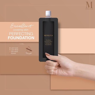 ภาพขนาดย่อของภาพหน้าปกสินค้าMerrezca รองพื้นกันน้ำ แบบซอง Excellent Covering Skin Perfecting Foundation จากร้าน 1stbestseller บน Shopee