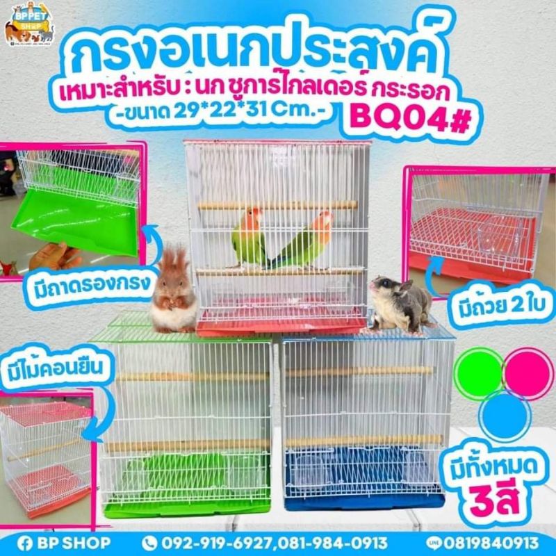 กรงนก-ชูการ์-กระรอก-สัตว์เลียง-109-shobi