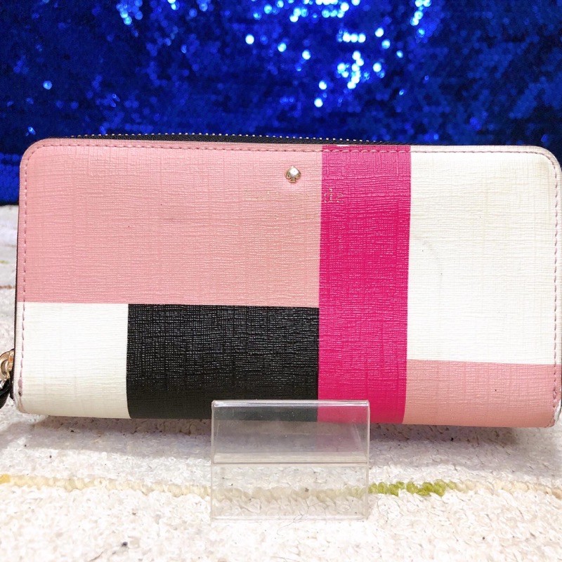 kate-spade-emma-lane-fabric-lacey-zipped-wallet-แท้