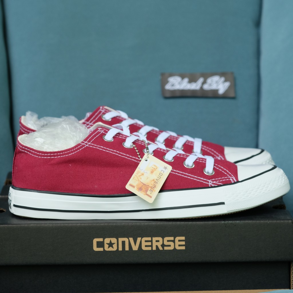 converse-all-star-classic-ox-รุ่นฮิต-สีเลือดหมู-รองเท้าผ้าใบ-คอนเวิร์ส-ได้ทั้งชายหญิง