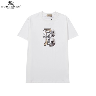 เสื้อยืด94070# Classic Round Neck Printed Casual Cotton Short Sleeve T-Shirt Summer New Shirt