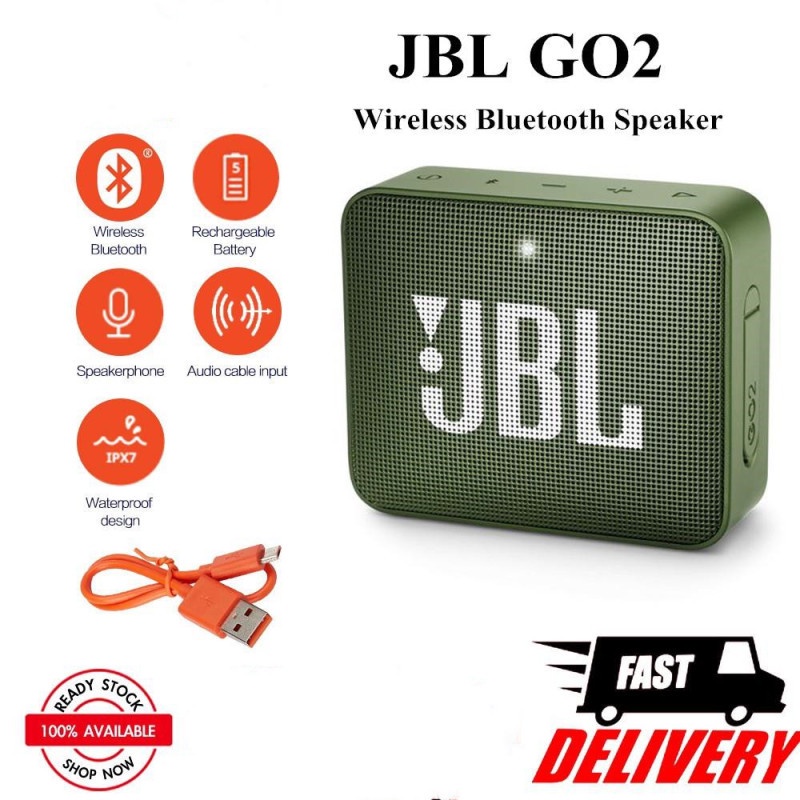 original-ลำโพง-ลำโพงบลูทูธเบสหนัก-ลำโพงบลูทูธjbl-go2-go-2-ลำโพงพกพา-wireless-bluetooth-speaker-ลำโพงไร้สายพกพากันน้ำ