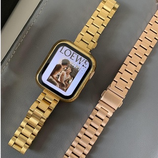 ภาพขนาดย่อของภาพหน้าปกสินค้าสายนาฬิกาข้อมือ สเตนเลส โลหะ สําหรับ Iwatch Series 7 SE 6 5 4 3 2 Compatible With สายนาฬิกา Apple 41 มม. 45 มม. 40 มม. 44 มม. จากร้าน shines.th บน Shopee ภาพที่ 6