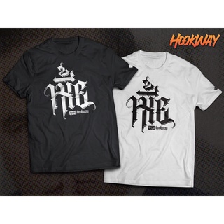 Hookway เสื้อยืดคอกลมแขนสั้นพิมพ์ลาย IXE ผ้าคอตต้อน100% Parody T-Shirt