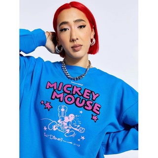 🎄🦌🎅🏼 IN STOCK 🇬🇧 Disney x Skinnydip Mickey Mouse Blue Graphic Panelled Sweatshirt