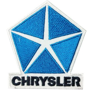 CHRYSLER ป้ายติดเสื้อแจ็คเก็ต อาร์ม ป้าย ตัวรีดติดเสื้อ อาร์มรีด อาร์มปัก Badge Embroidered Sew Iron On Patches