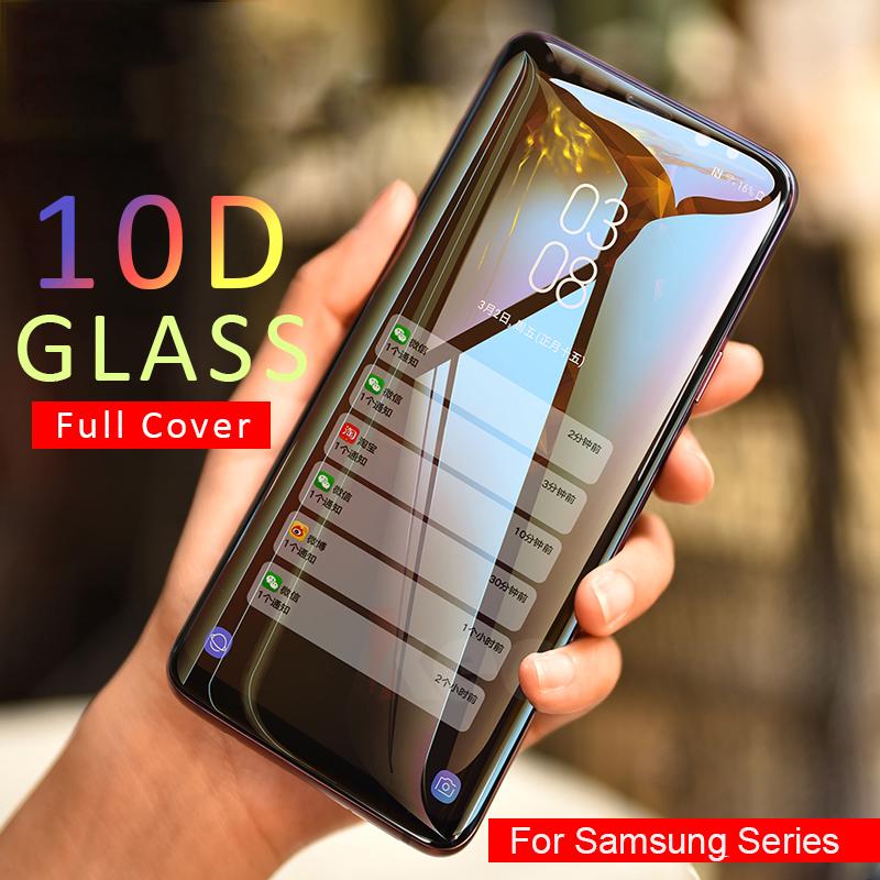 Full Cover Tempered Glass Samsung Galaxy S8/ S9 Plus/ S7 Edge/ Note 8/ 9/ M10/ M20/ A30/ A50/ A40/ A70 Screen Protector