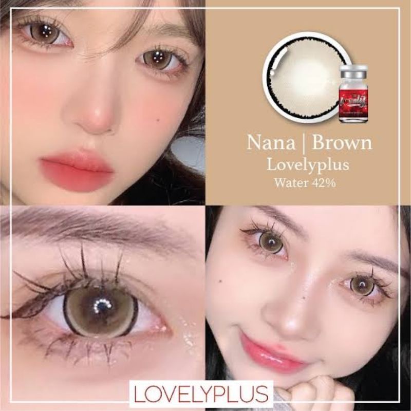 คอนแทคเลนส์-บิ๊กอาย-รุ่น-money-nana-มีสีเทา-ตาล-gray-brown-ค่าสายตาปกติ-0-00