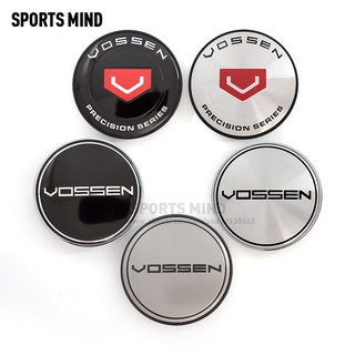 10 สี 68 มม. VOSSEN ฝาครอบดุมล้อรถยนต์ ตราสัญลักษณ์โลโก้ ฝาครอบล้อกลาง ฉลากตกแต่งรถ 4 ชิ้น / ล็อต