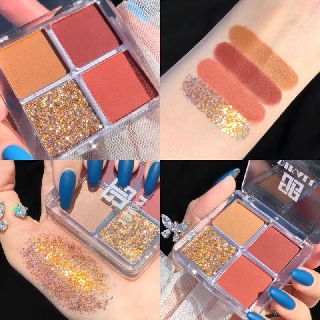 ภาพขนาดย่อของภาพหน้าปกสินค้าEyeshadow Disc Powder Palette พาเลททาตา4สีEyeshadow Disc Powder Palette 4 color palette จากร้าน pink_girl123 บน Shopee ภาพที่ 8