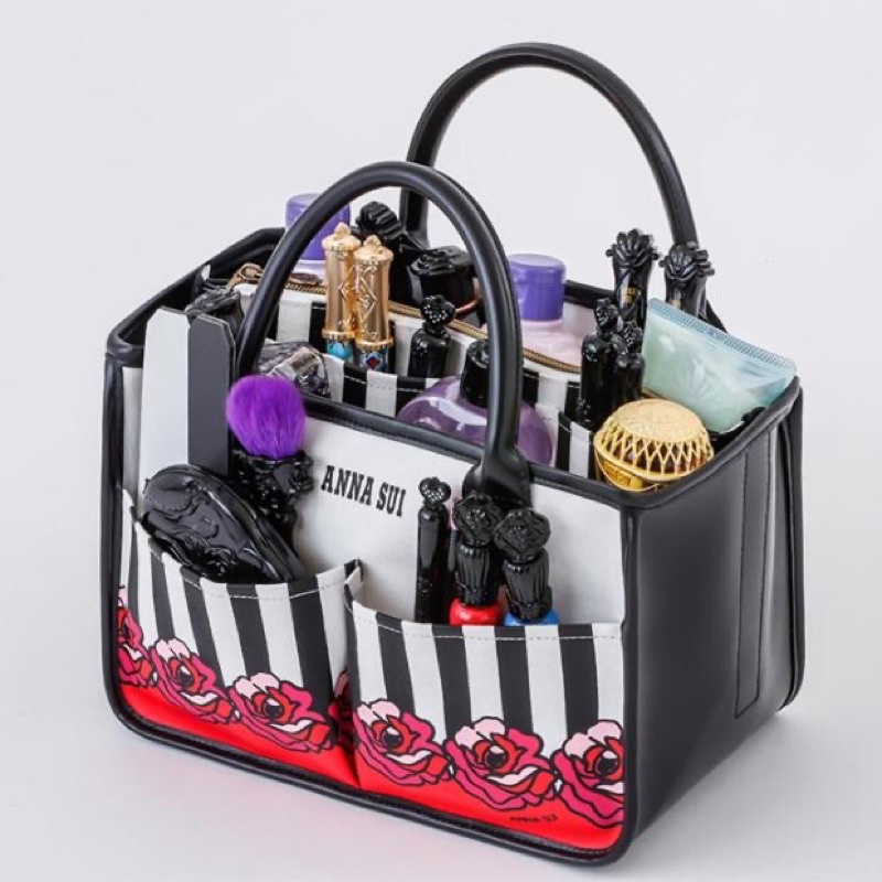 กระเป๋าสุดฮิตจากญี่ปุ่น-annasui-cosmetic-bag-จากนิตยสารญี่ปุ่น-กระเป๋าเครื่องสำอางค์-หนังpu