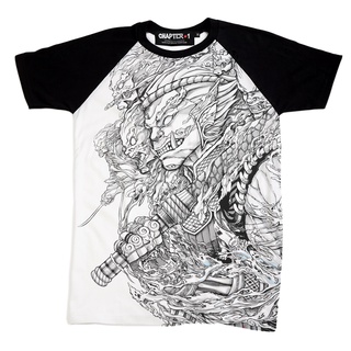 เสื้อยืด แขนสั้น แชปเตอร์วัน ยามิ ลาย ทศกัณฑ์ ผ้านิ่ม / Ravana The Ten Face Giant Yami Chapter One T-shirt