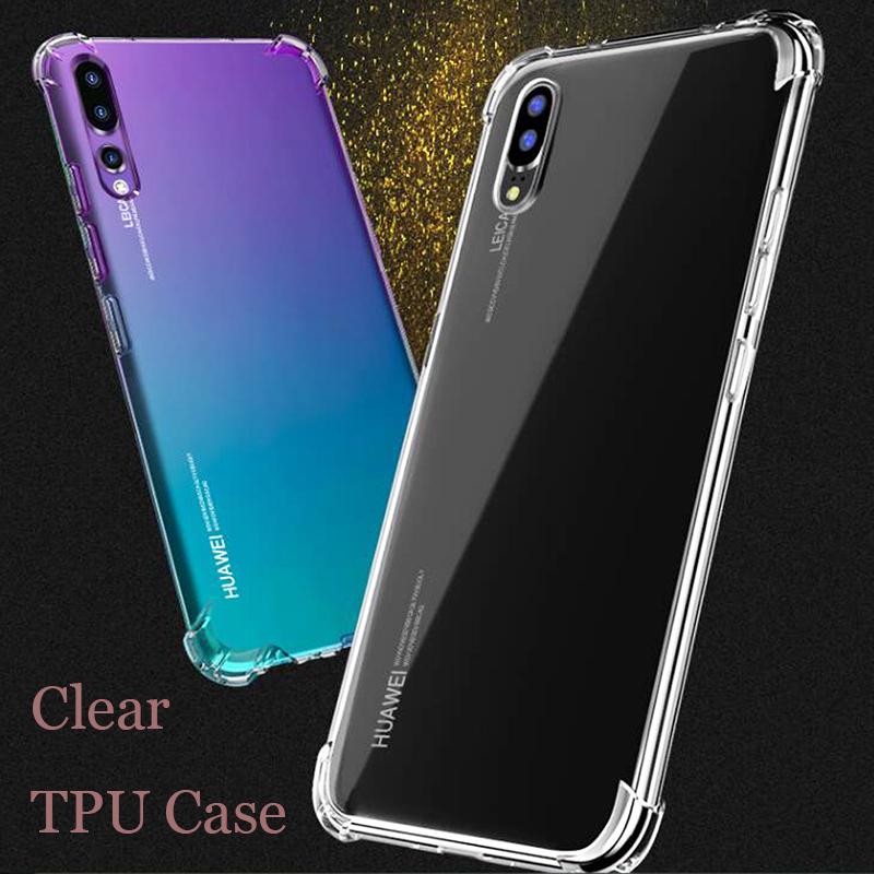 Huawei Y9/Y7 Pro/Y6 Pro/Y6/Y7 2019/ Y5/Y7 Prime 2018 /Y7 2017 Clear Silicone Phone Cover TPU Case