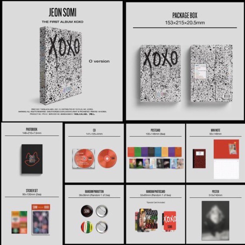 ภาพสินค้าอัลบั้ม JEON SOMI 1st ALBUM XOXO  + ของแถม YG/KTOWN4U จากร้าน seesom_kpop บน Shopee ภาพที่ 2
