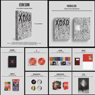 ภาพขนาดย่อของภาพหน้าปกสินค้าอัลบั้ม JEON SOMI 1st ALBUM XOXO  + ของแถม YG/KTOWN4U จากร้าน seesom_kpop บน Shopee ภาพที่ 2