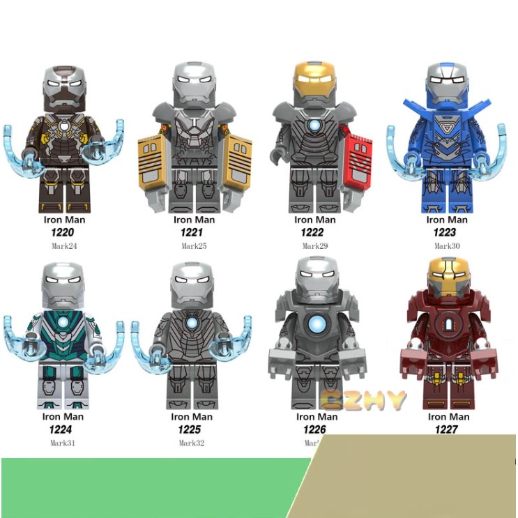 เลโก้ตัวต่อ-super-hero-ironman-set-8-pcs-ไม่มีกล่อง-poc0115