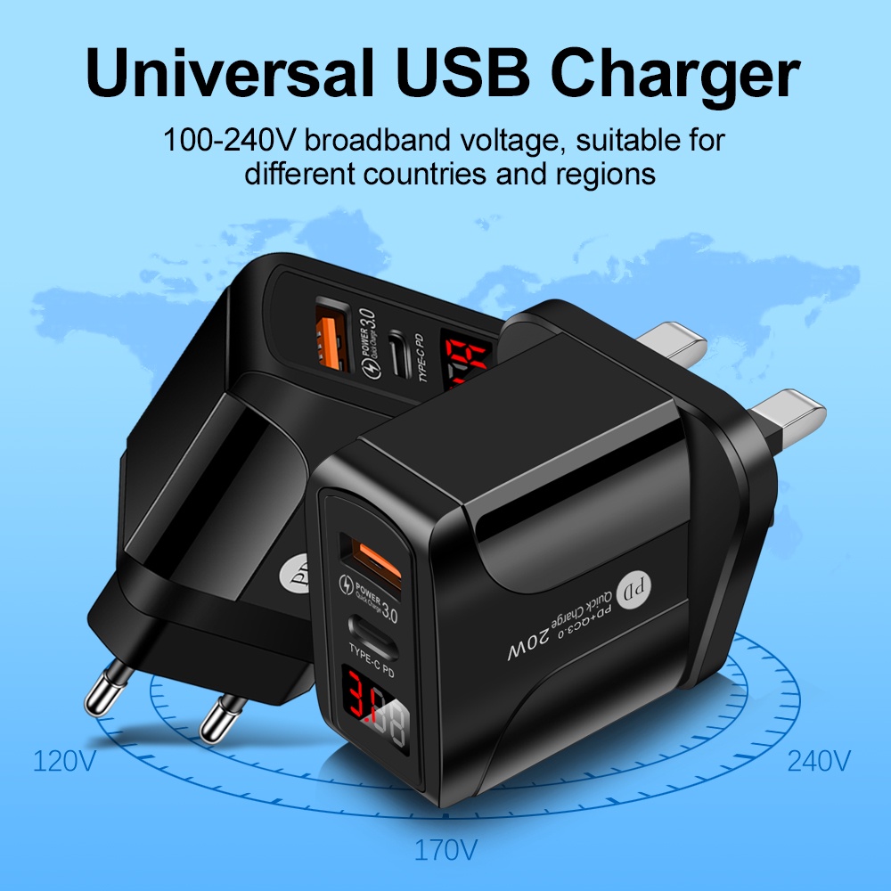 universal-อุปกรณ์เสริมที่ชาร์จ-quick-pd-20w-pd-qc-พอร์ตคู่ดิจิตอล-us-eu-uk-อุปกรณ์ชาร์จหัวโทรศัพท์