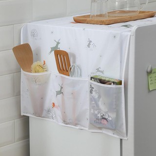 ผ้าคลุมตู้เย็น กันฝุ่น กันน้ำ สำหรับใช้ในครัว
