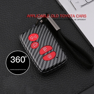 เคสกุญแจรีโมทรถยนต์คาร์บอนไฟเบอร์สําหรับ Toyota แคมรี่ค่ะ/Altis / Prius / Camry 2012/ Camry Hybrid / Keyless