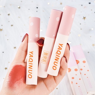 YAQINUO ลิปโคลน Matte Waterproof Lipstick Lip Glaze 7.5g