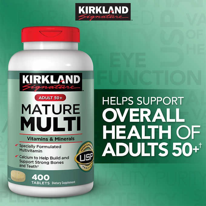 พร้อมส่ง-kirkland-signature-adult-50-mature-multi-vitamins-amp-minerals400เม็ด-วิตามินสำหรับผู้ที่มีอายุ-50-พร้อมส่ง