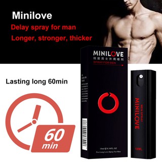 MINILOVE สเปรย์ชะลอ แก้ปัญหาเสร็จเร็ว ลดไวต่อความรู้สึก ขนาดมาตรฐาน 10 มม. *ไม่ระบุชื่อสินค้าหน้ากล่อง*