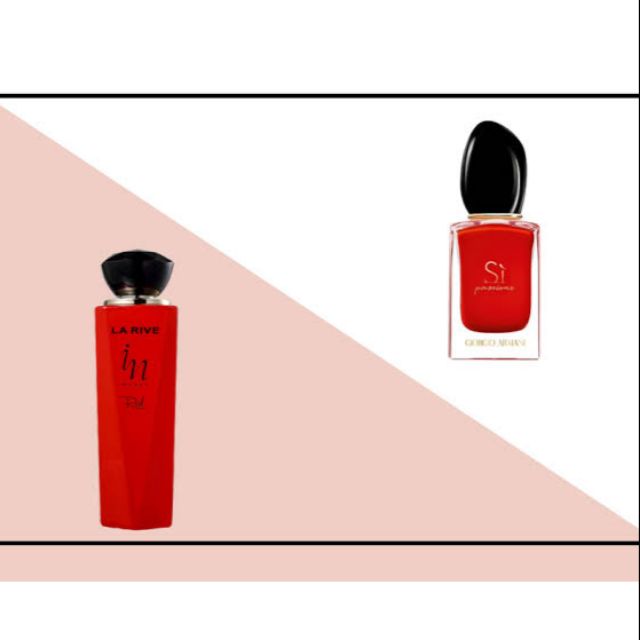 LA RIVE in woman red Dupe Giorgio Armani Si passione 100 ml