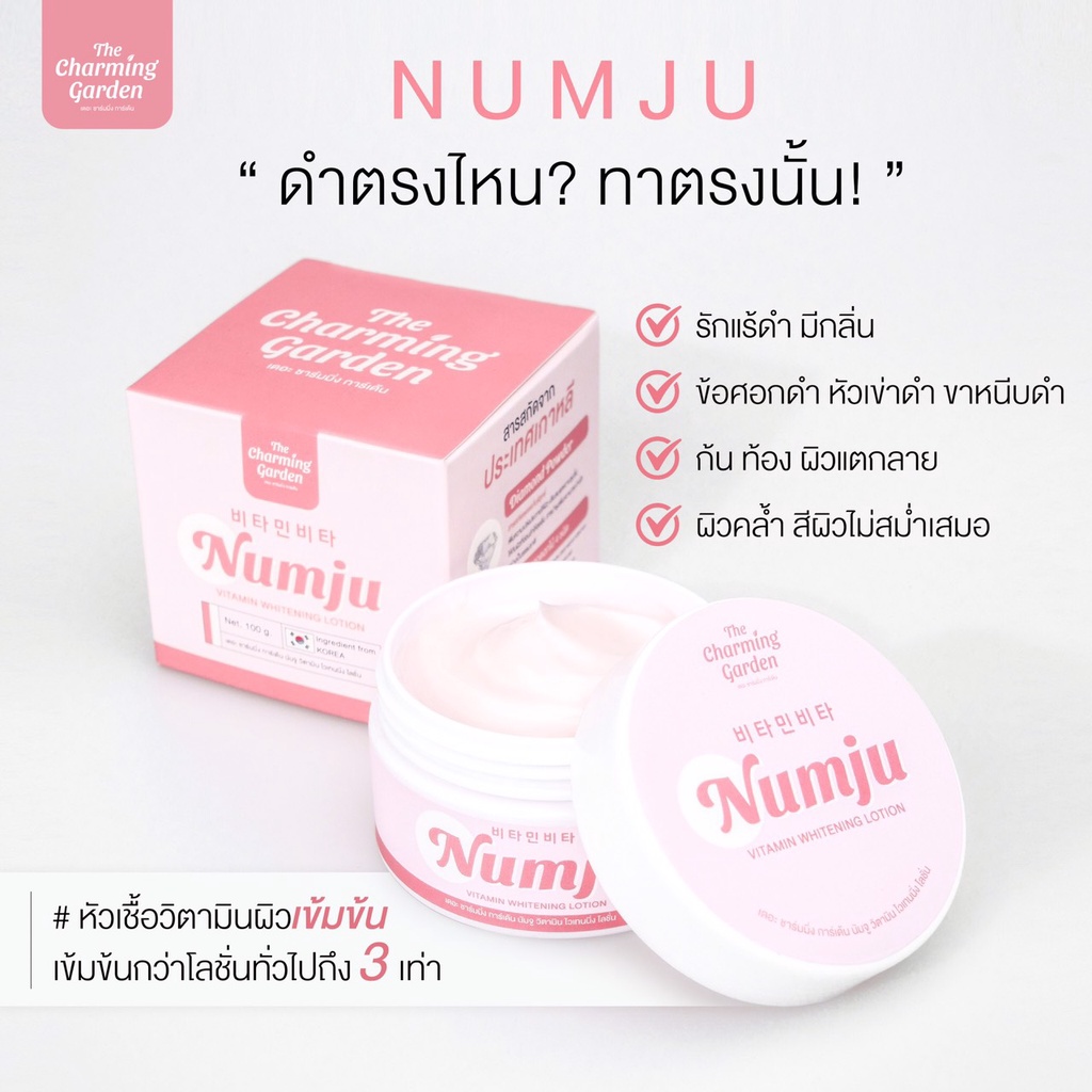 ของแท้-มีคิวอาร์แสกน-numju-vitamin-whitening-lotion-ครีมนัมจู-หัวเชื้อโลชั่นวิตามินเกาหลีเข้มข้น-100ml