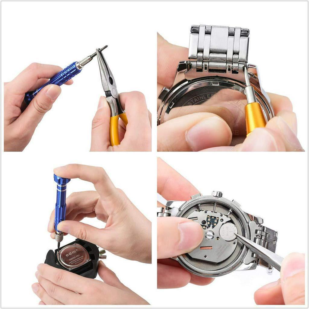 เครื่องมือซ่อมนาฬิกาลบชุดซ่อมนาฬิกาโซ่บรรจุภัณฑ์ซ่อมนาฬิกาและลบการบำรุงรักษารวมเป็น-16