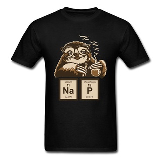 เสื้อยืด พิมพ์ลายกราฟฟิค Chemistry Professor Sloth สไตล์วินเทจ สําหรับผู้ชาย