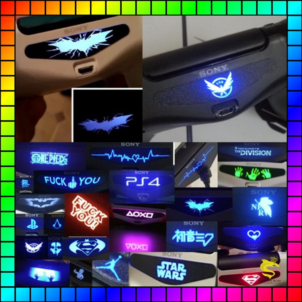 ภาพหน้าปกสินค้า(ลิ้ง2) สติกเกอร์ Light Bar PS4 จากร้าน chalarmshop บน Shopee