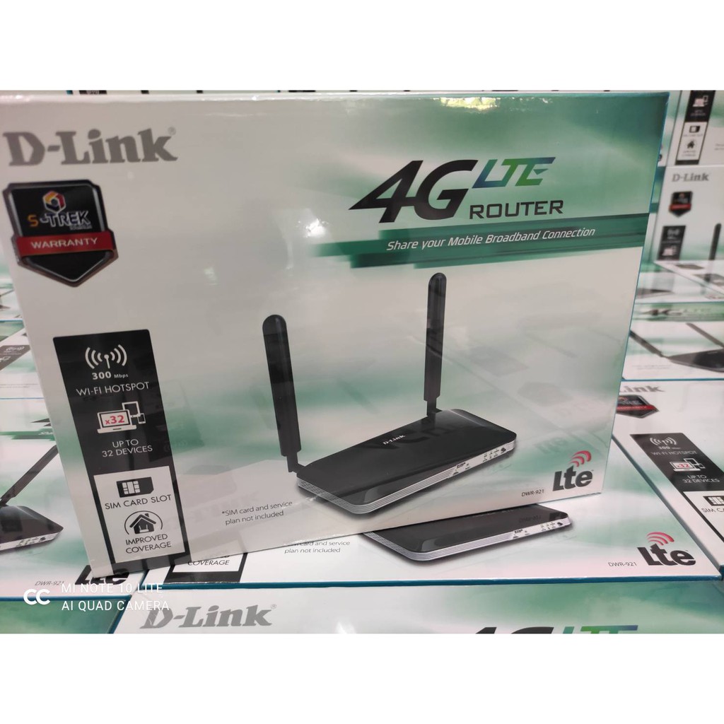 Router แบบใส่ซิม D-LINK 4G LTE เราเตอร์ รองรับ 4G ทุกเครือข่ายในไทย DWR ...